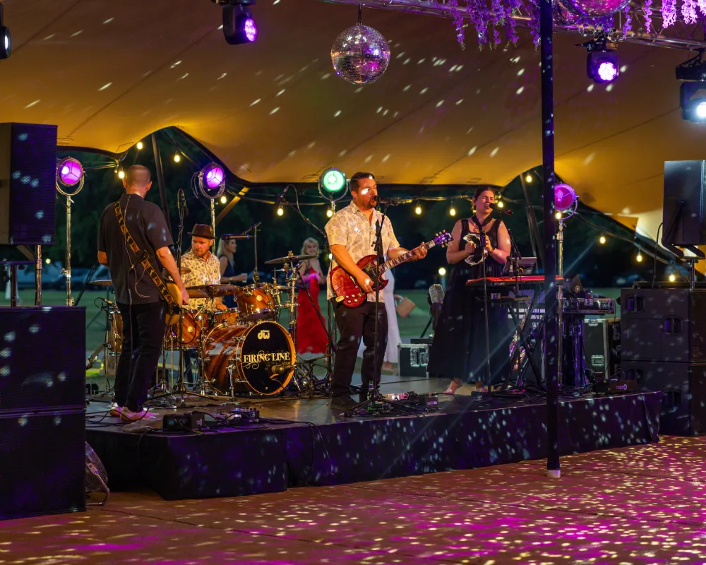 Wedding entertainment at a stately home venue